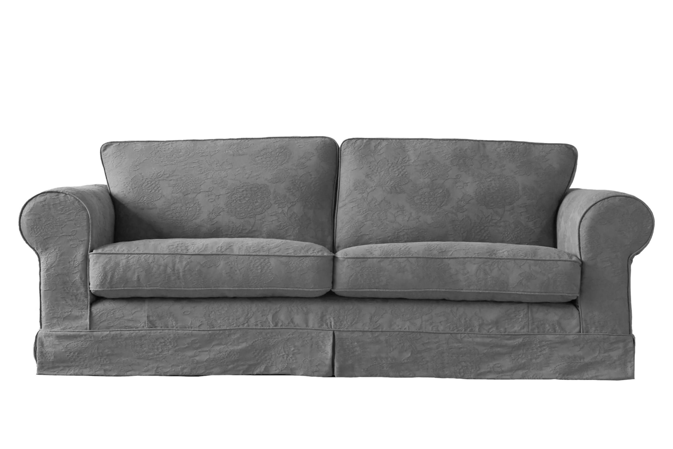 Albany | 4 Seater Extra Loose Cover | Shaftesbury Grey - Image 2