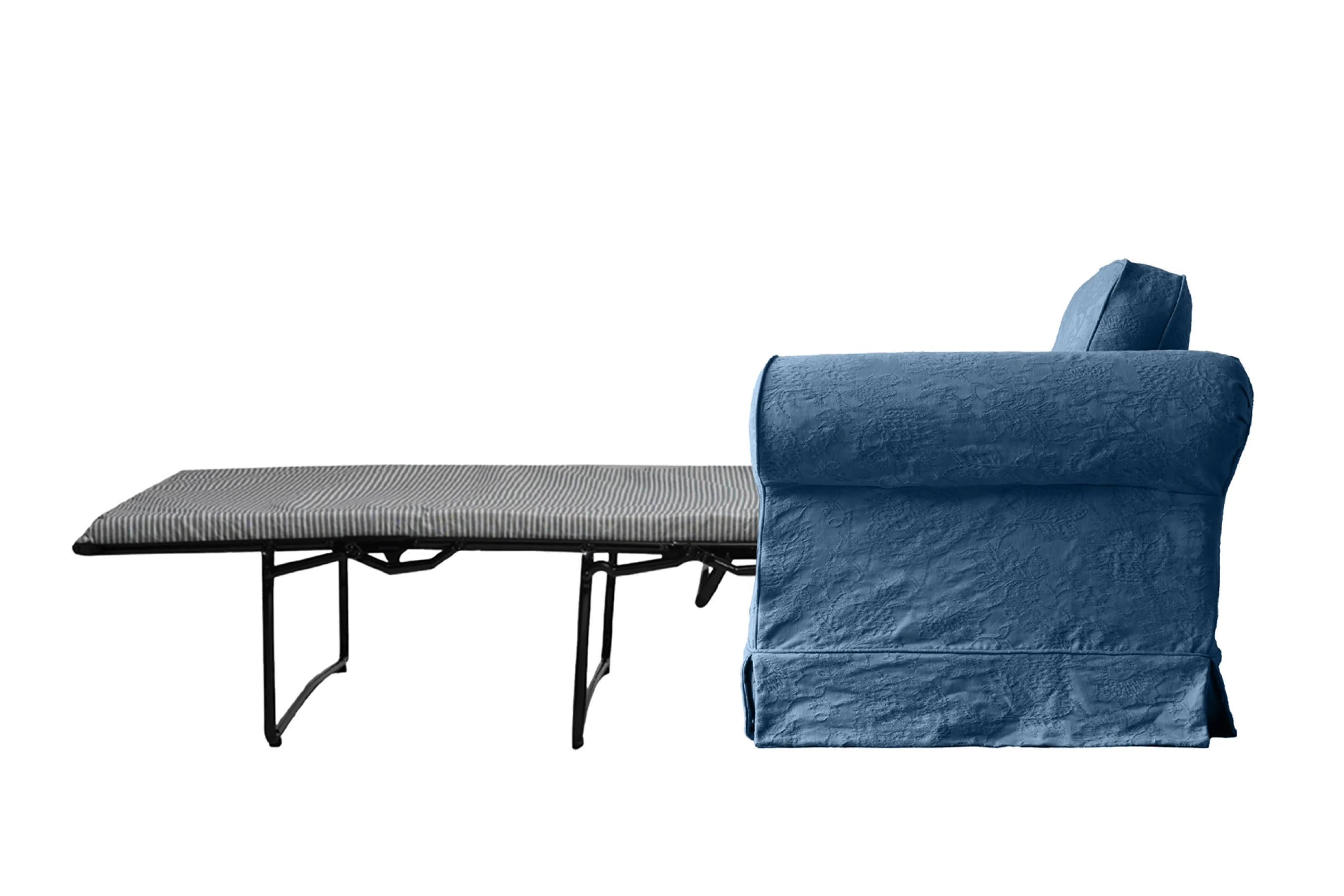 Albany | Sofa Bed Extra Loose Cover | Shaftesbury Blue - Image 2
