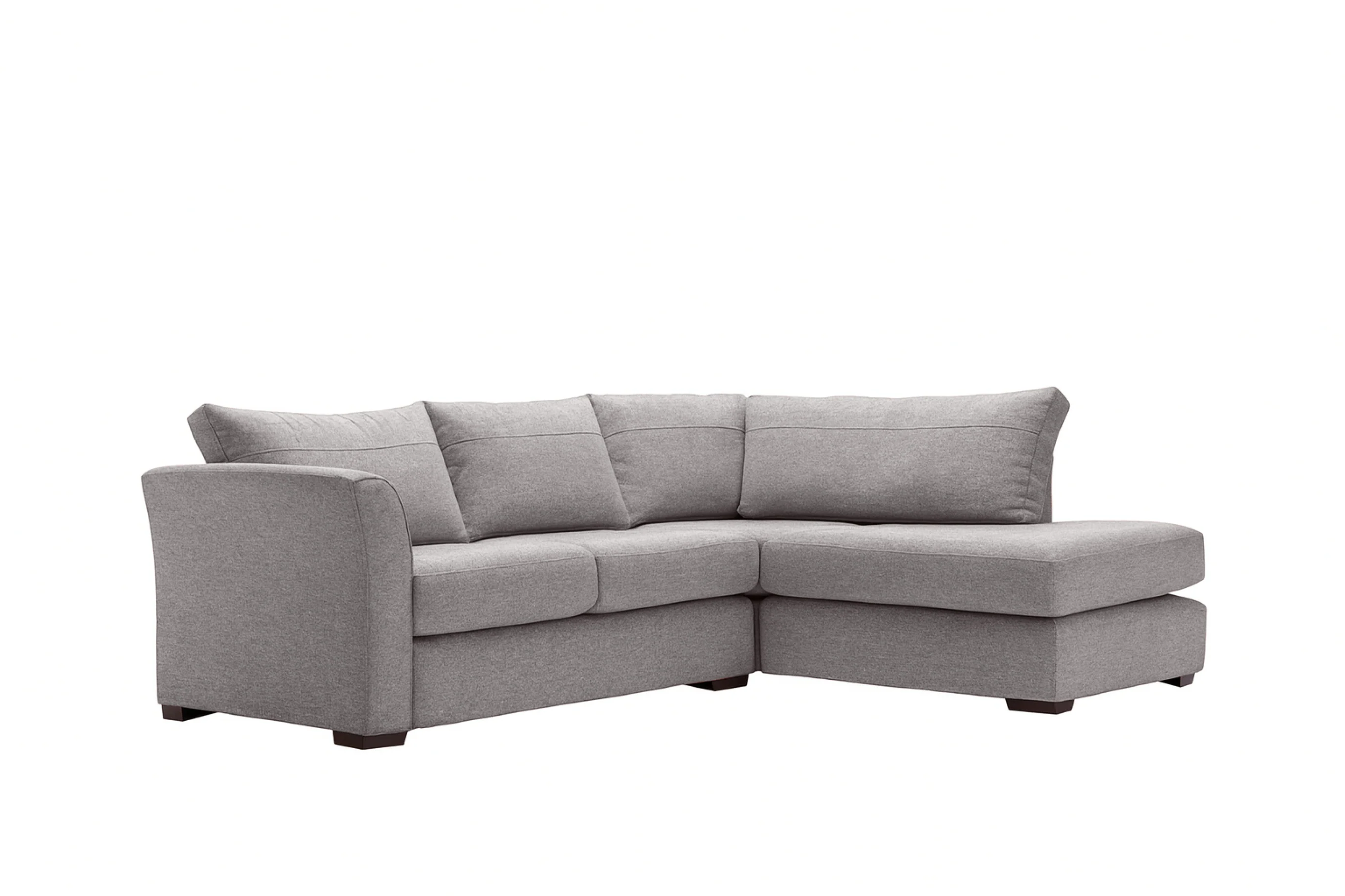 Amelia | Chaise Sofa Option 1 | Orly Light Grey