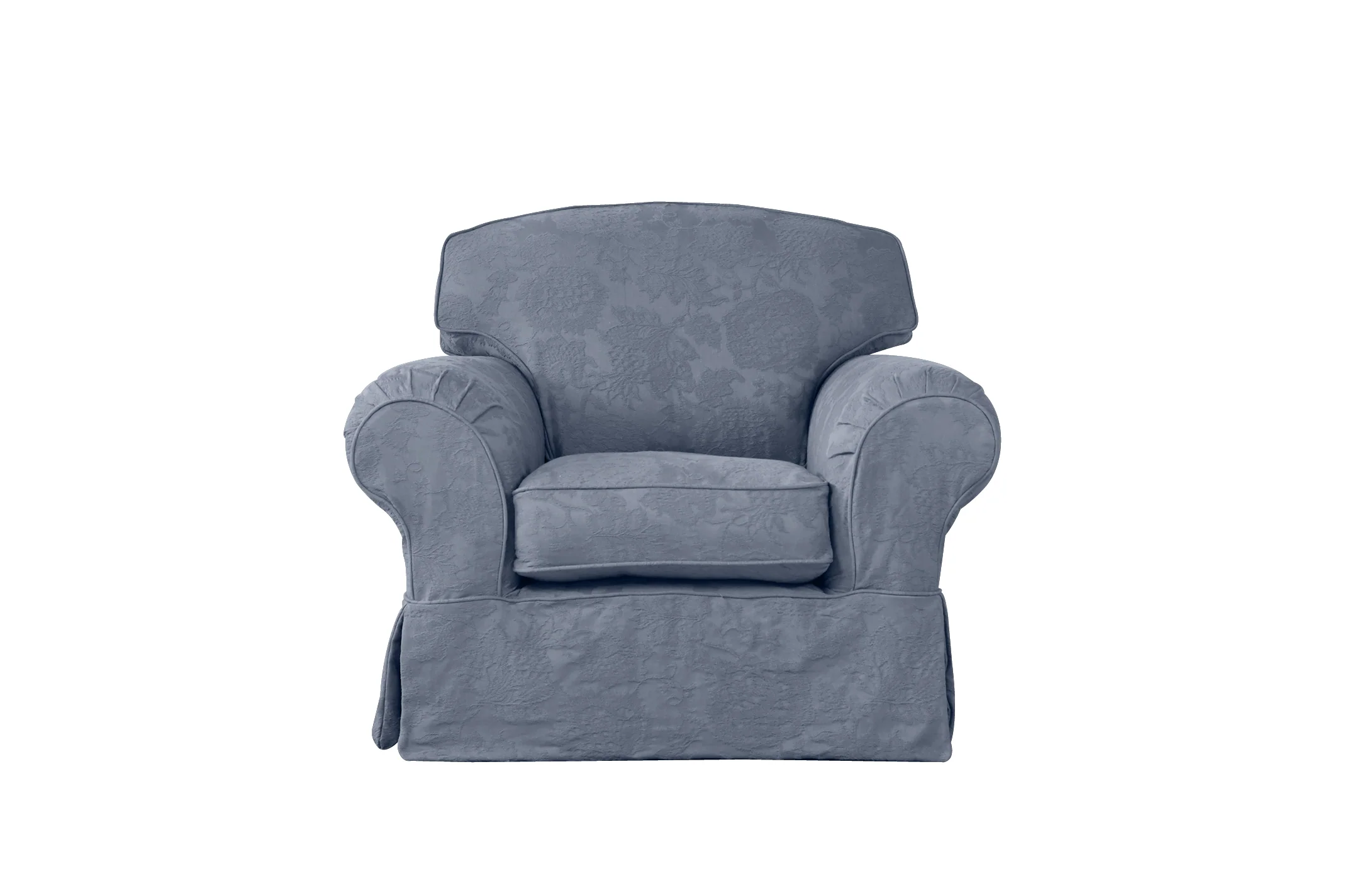 Banbury | Armchair Extra Loose Cover | Shaftesbury Cornflower Blue - Image 2