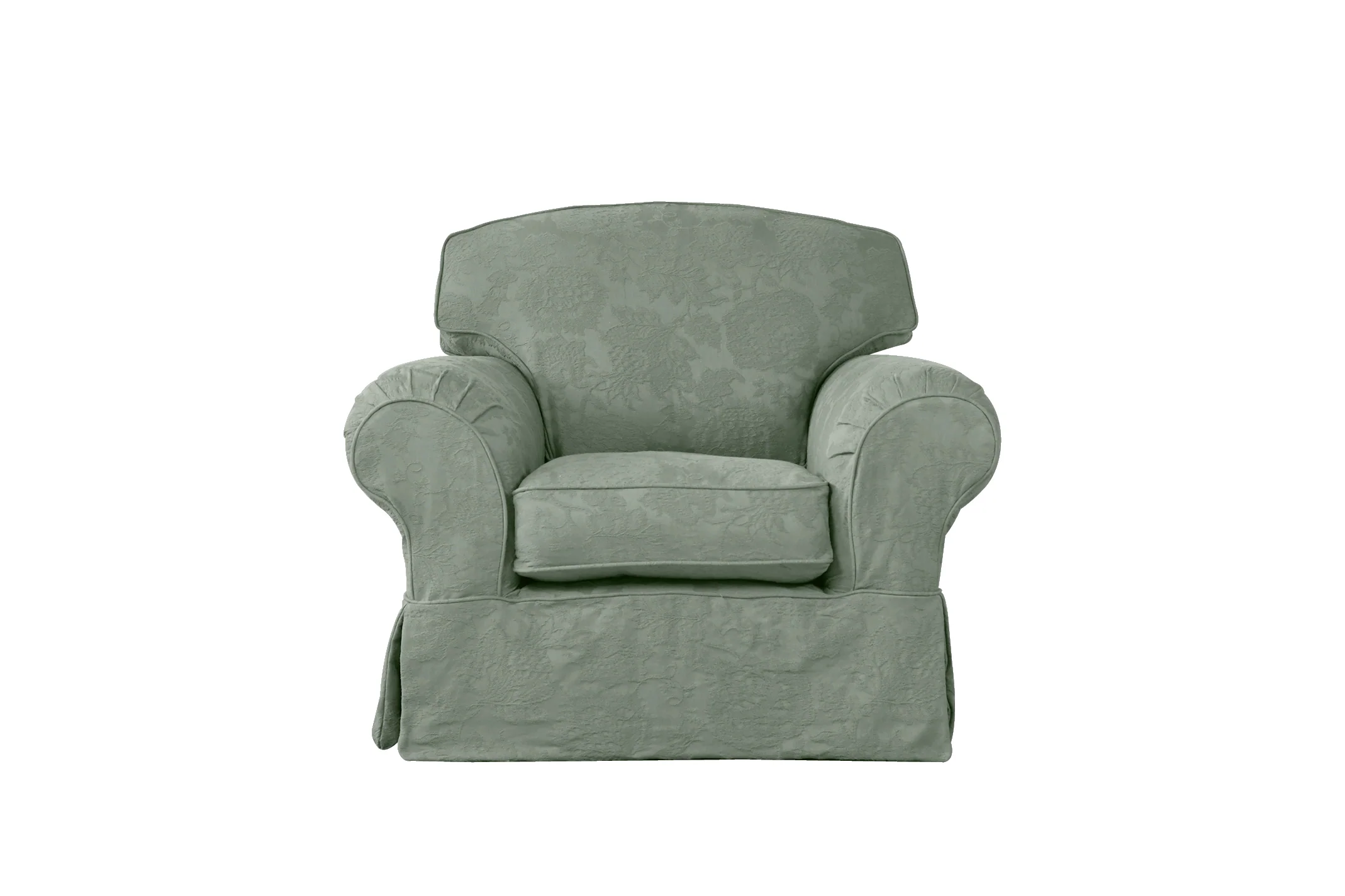 Banbury | Armchair Extra Loose Cover | Shaftesbury Sage - Image 2