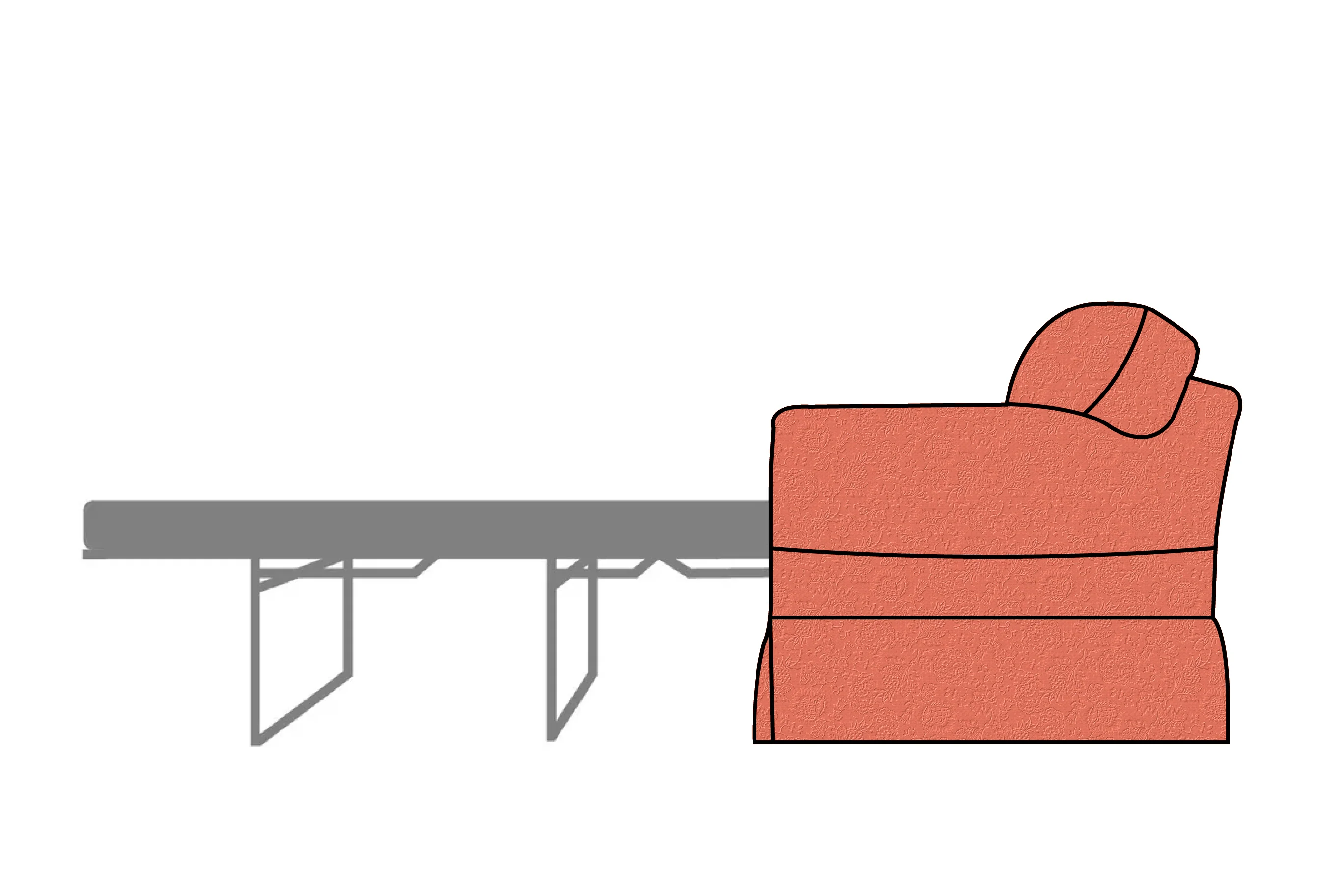Banbury | Sofa Bed Extra Loose Cover | Shaftesbury Sienna