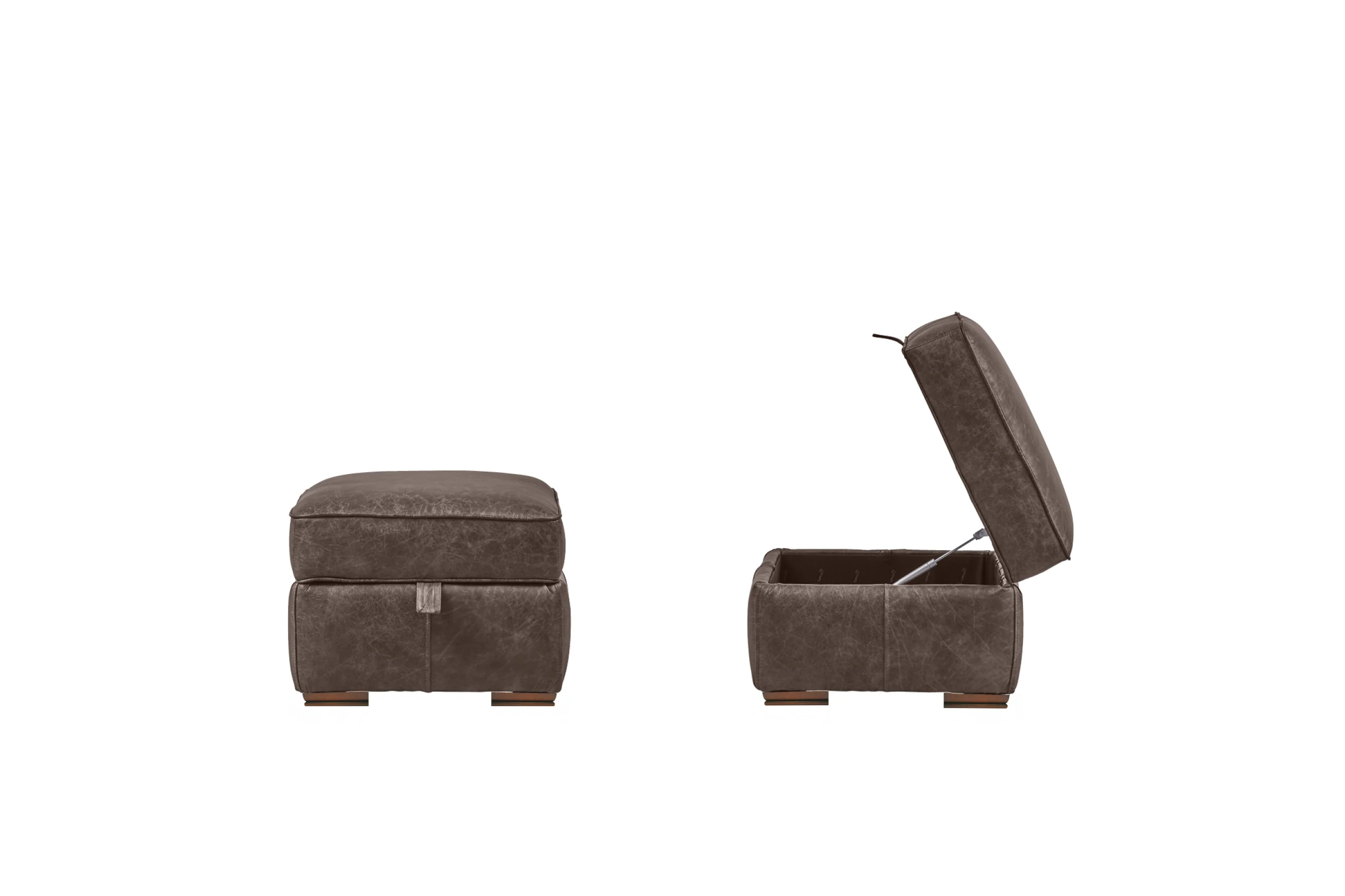 Aspen | Storage Stool | Vintage Grey
