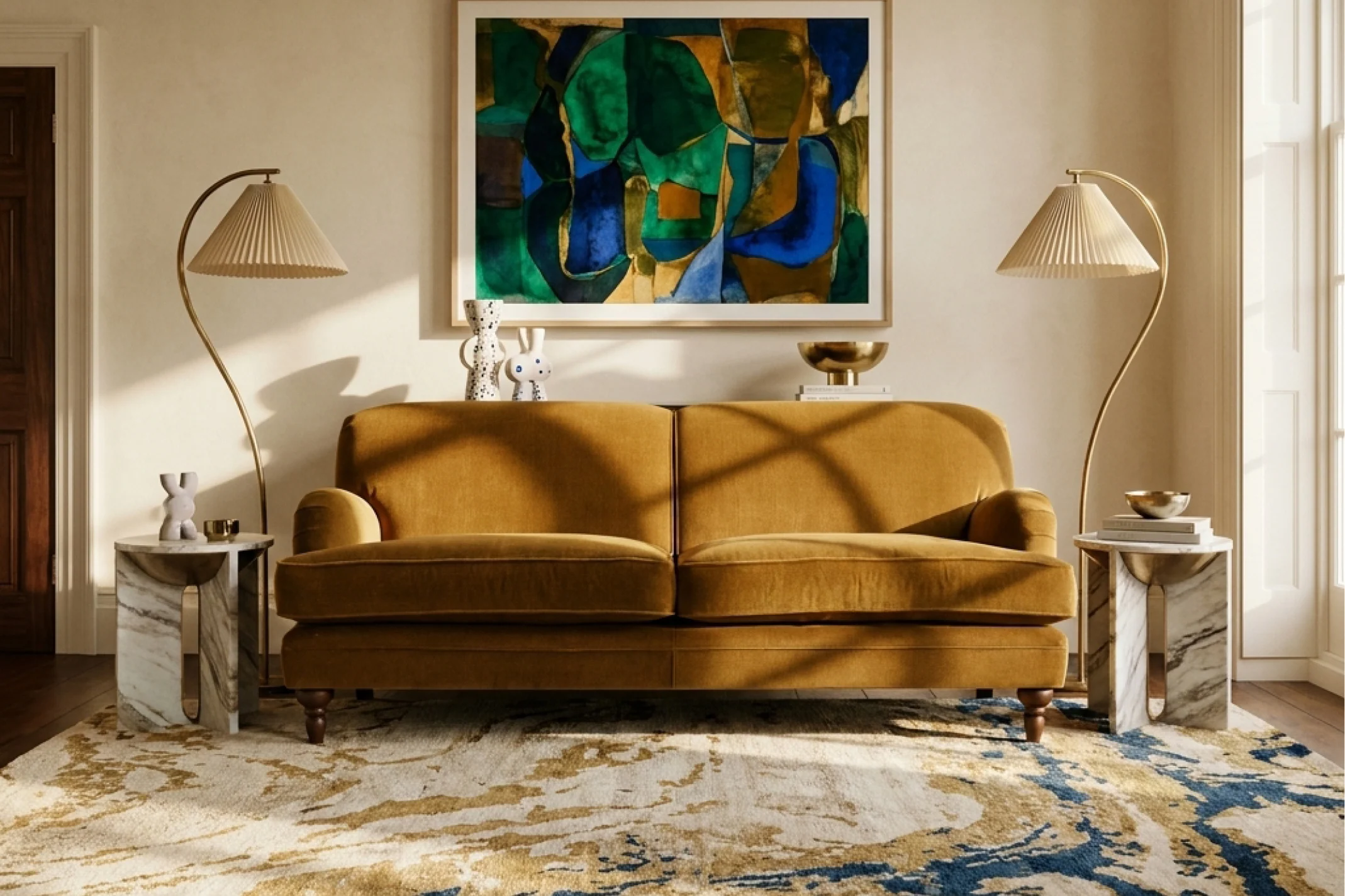 Jasper | 3 Seater Sofa | Manolo Cinnamon