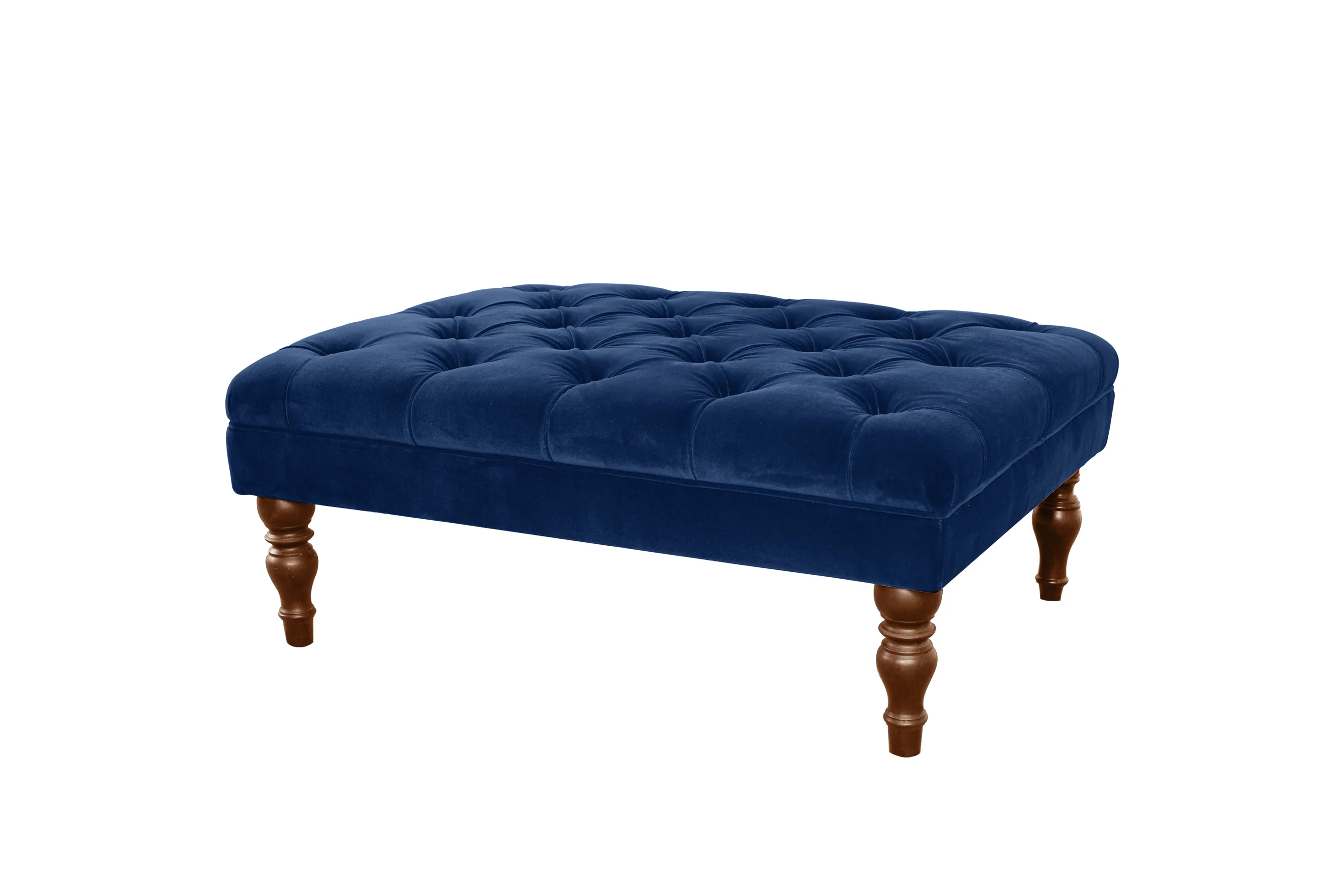 Morgan | Large Button Bench Footstool | Manolo Denim