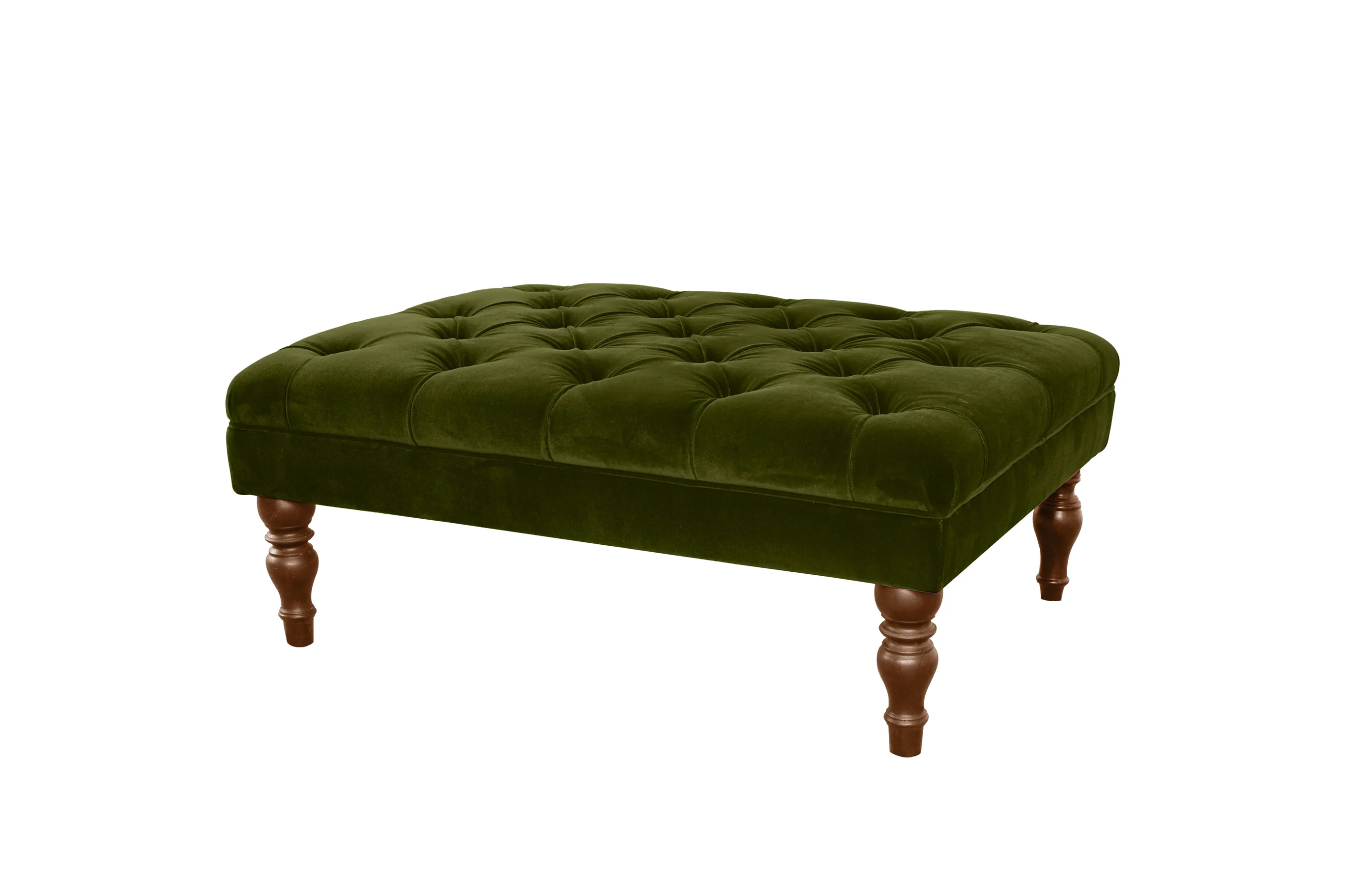 Morgan | Large Button Bench Footstool | Manolo Olive