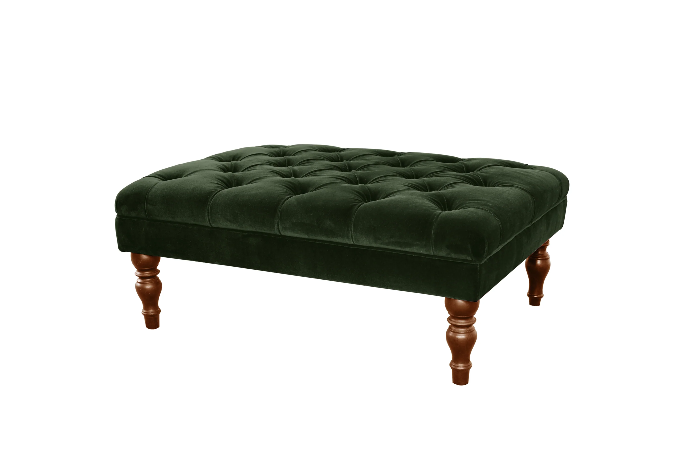 Jasper | Large Button Bench Footstool | Manolo Sage