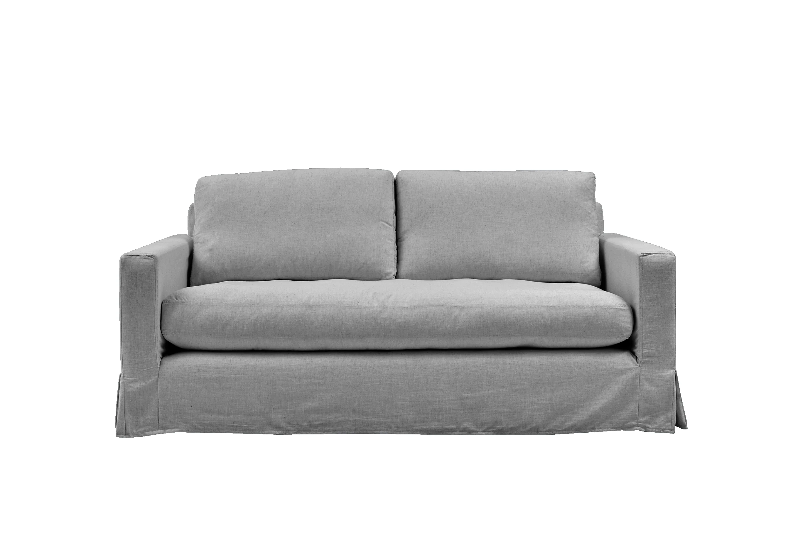 Kate | 3 Seater Extra Loose Cover | Capri Light Grey - Image 2