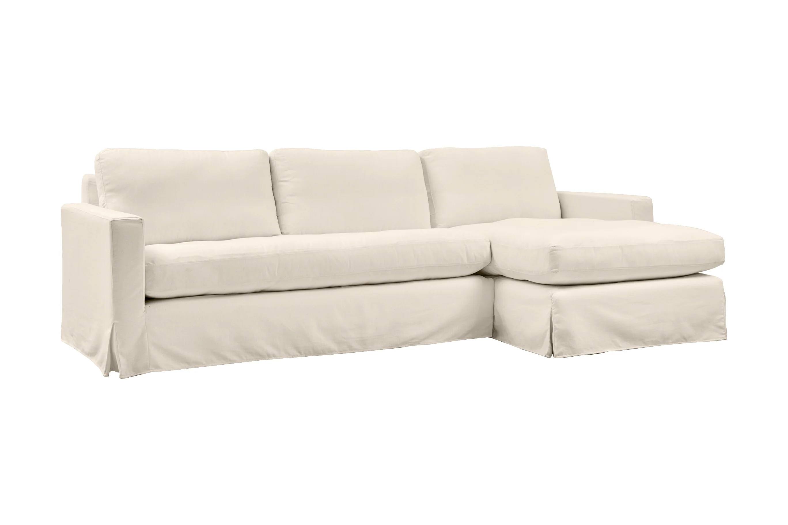 Kate | Option 1 Corner Extra Loose Cover | Capri Dove - Image 2