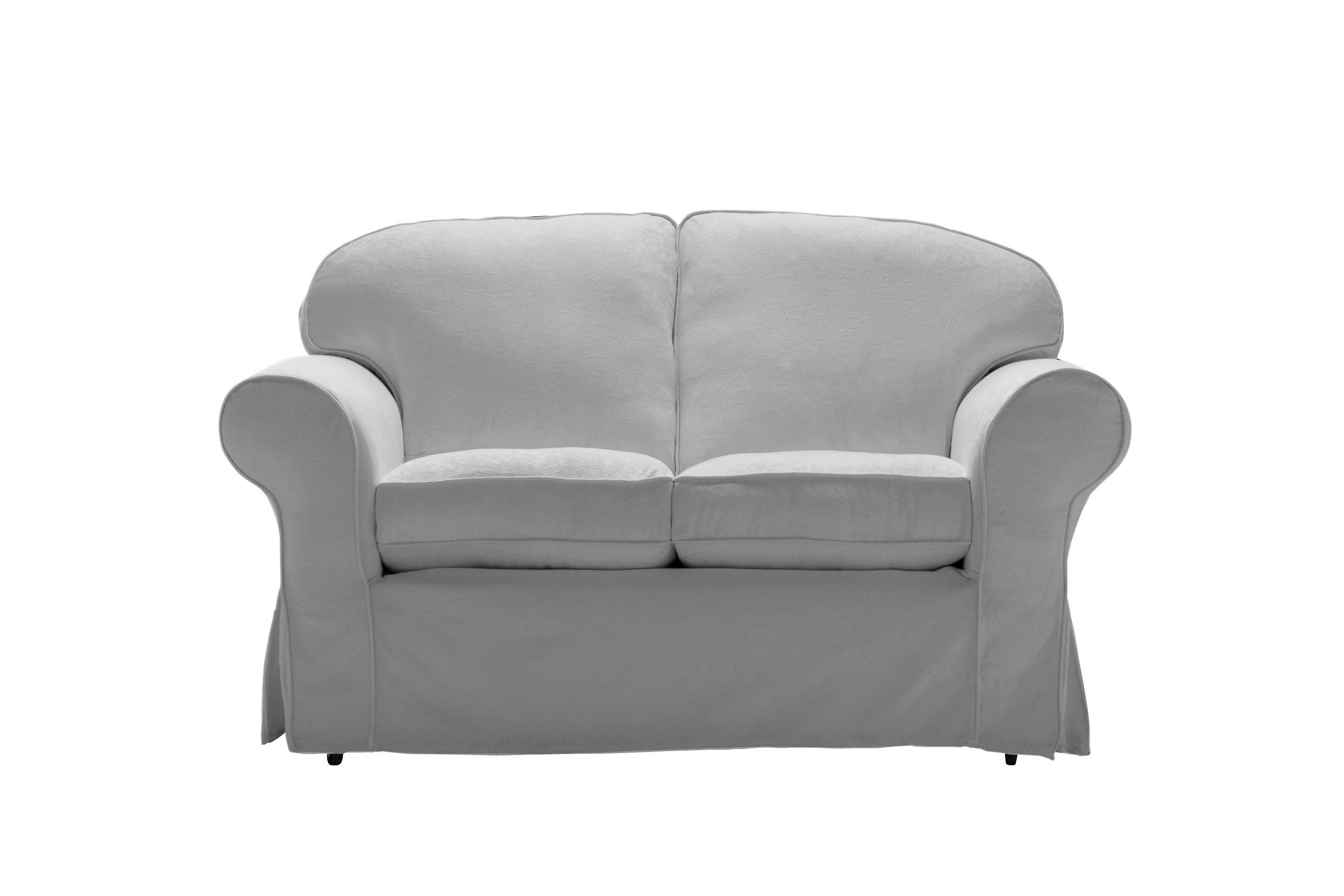 Madrid | 2 Seater Extra Loose Cover | Capri Light Grey - Image 2