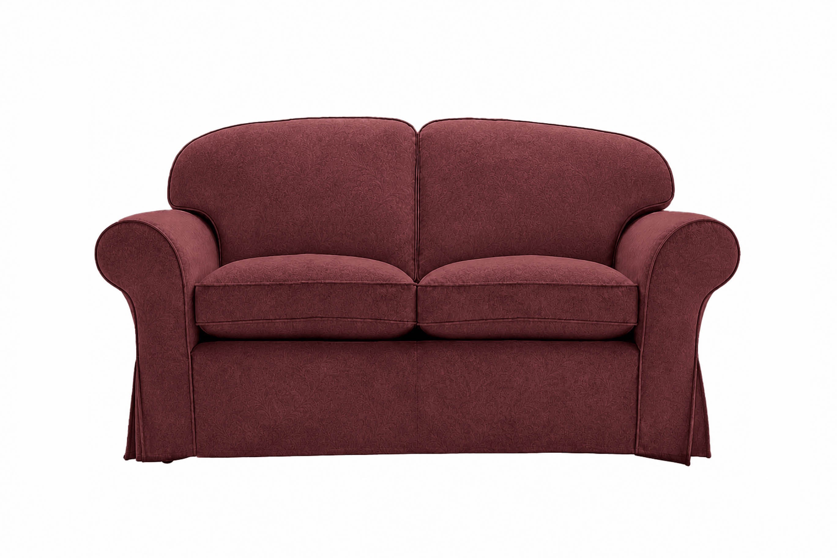 Madrid | 2 Seater Extra Loose Cover | Kingston Burgundy - Image 2