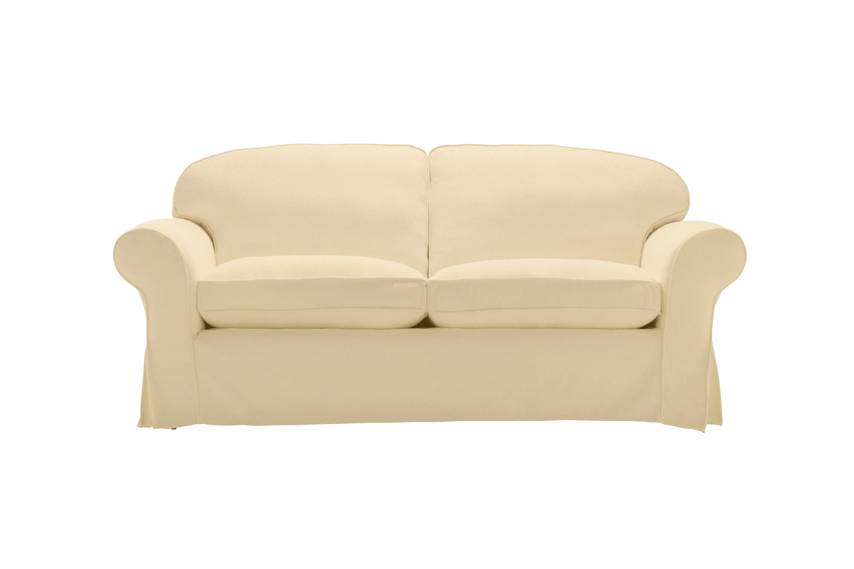 Madrid | 3 Seater Extra Loose Cover | Miami Ivory - Image 2