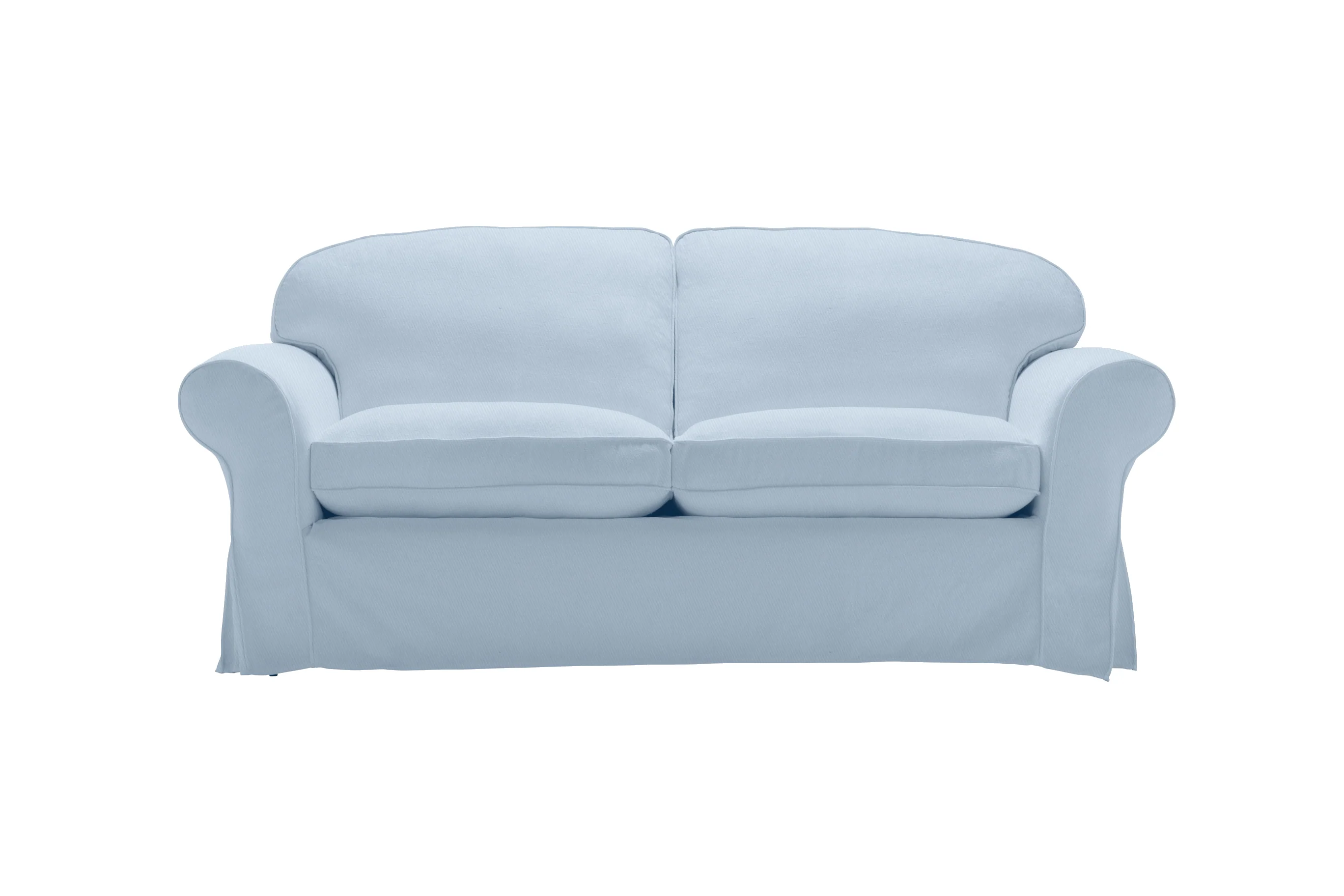 Madrid | 3 Seater Extra Loose Cover | Miami Sky Blue - Image 2