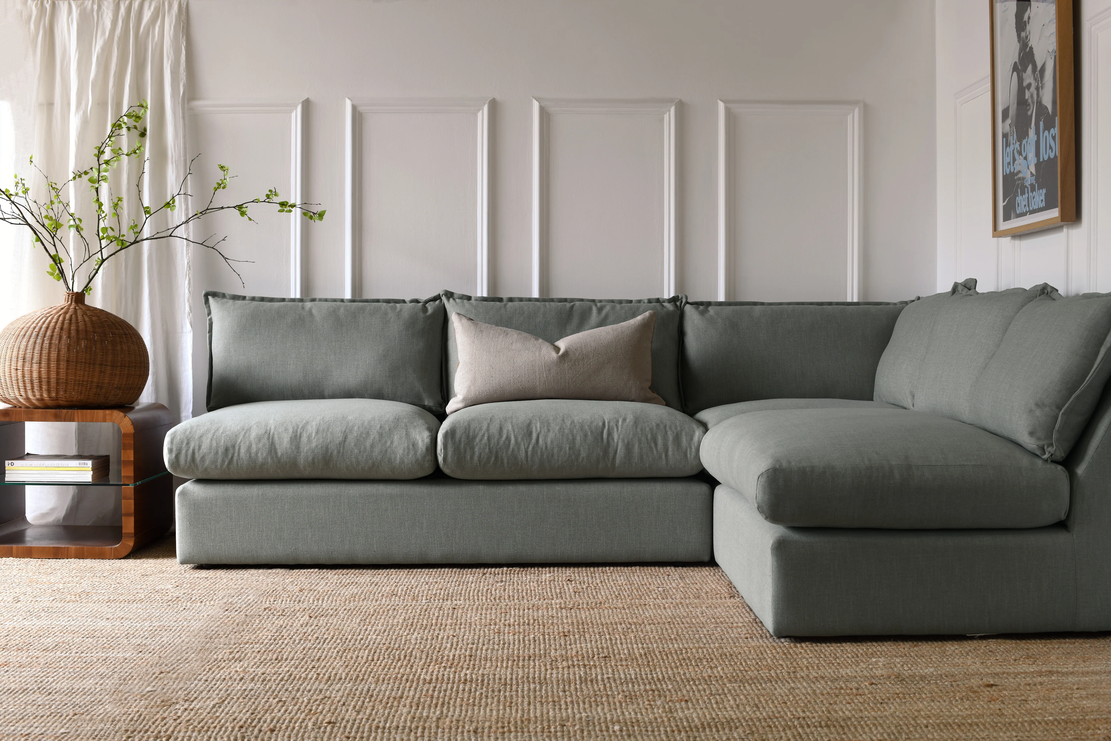Moda | 3 Seater Unit | Durham Slate - Image 2