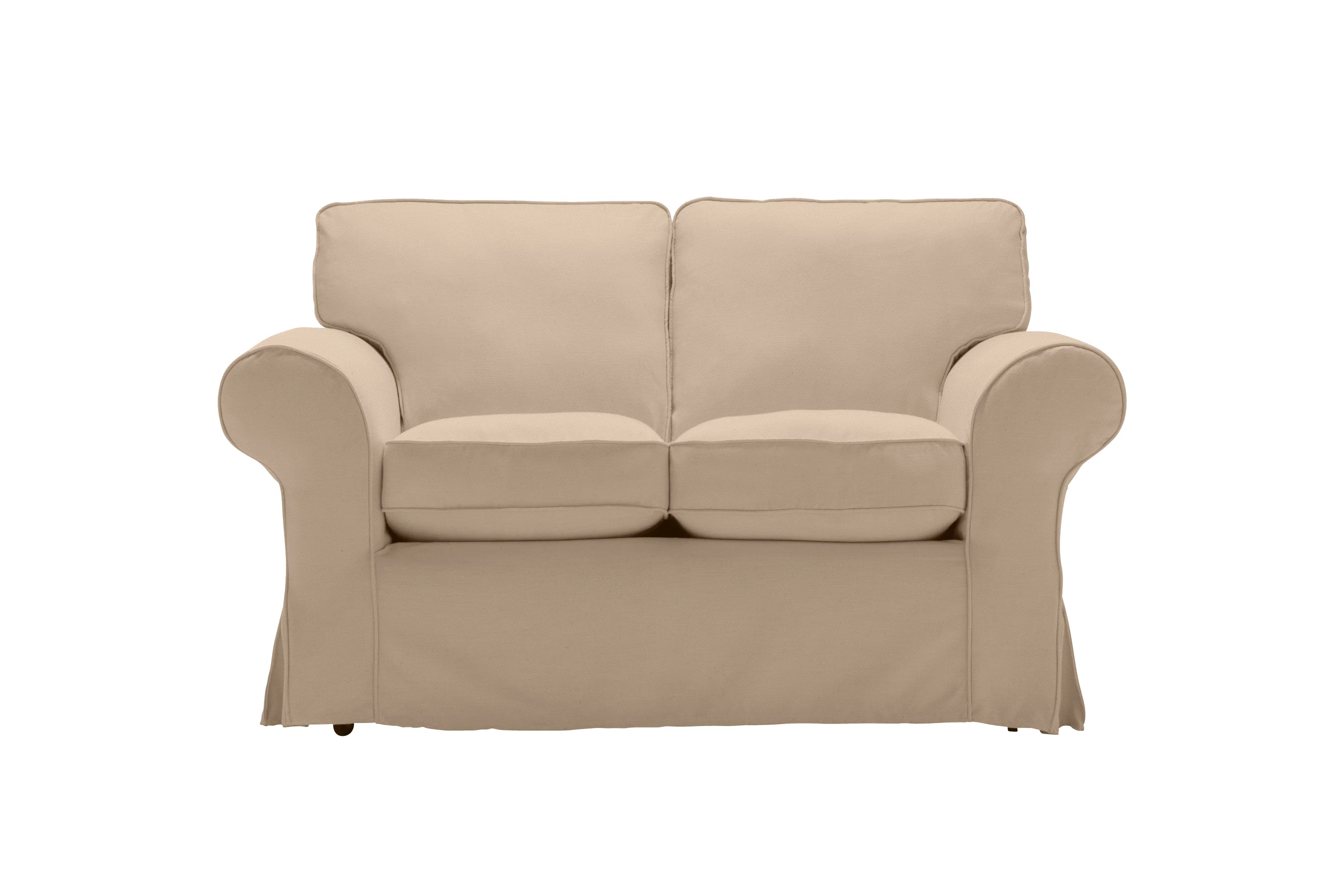 Newport | 2 Seater Extra Loose Cover | Miami Oatmeal - Image 2