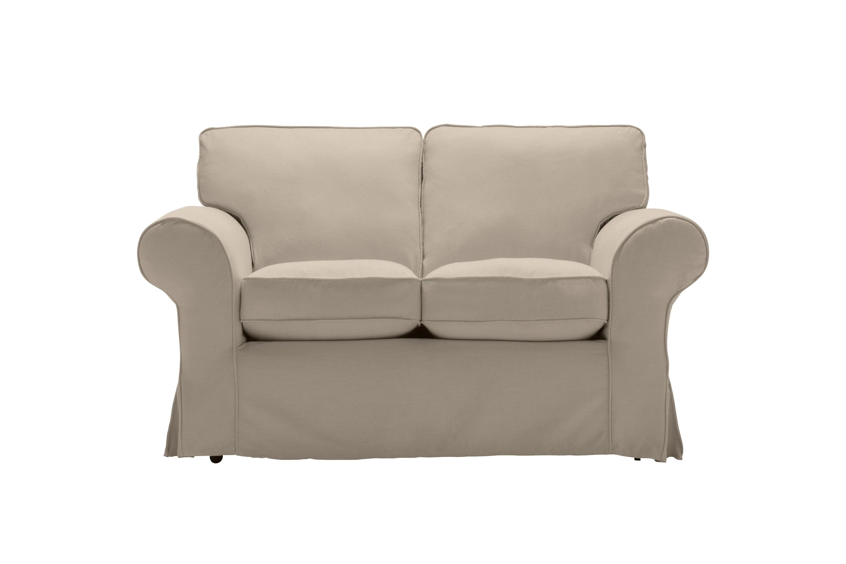 Newport | 2 Seater Extra Loose Cover | Miami Pewter - Image 2