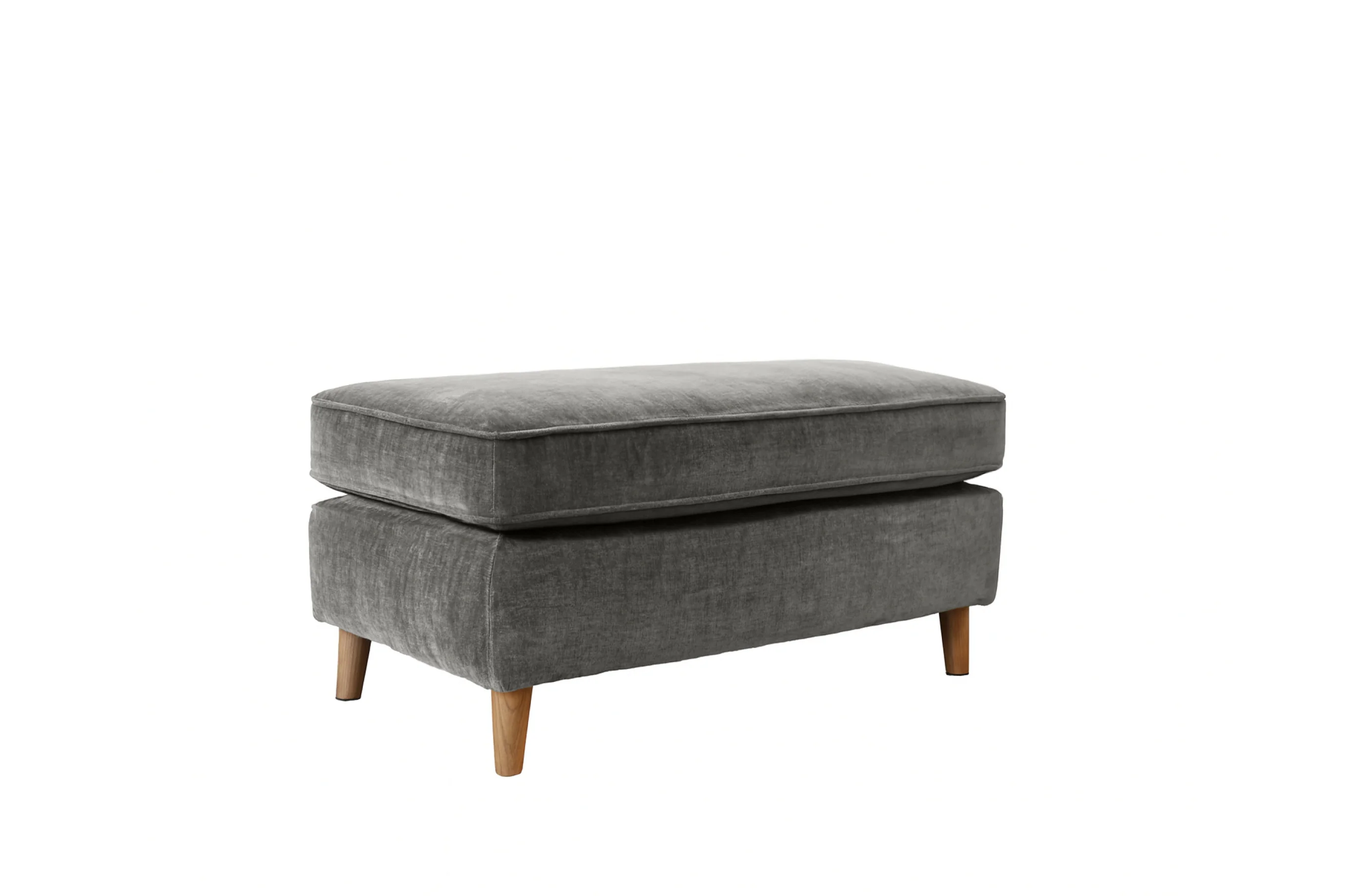 Poppy | Bench Footstool | Brunswick Slate Grey