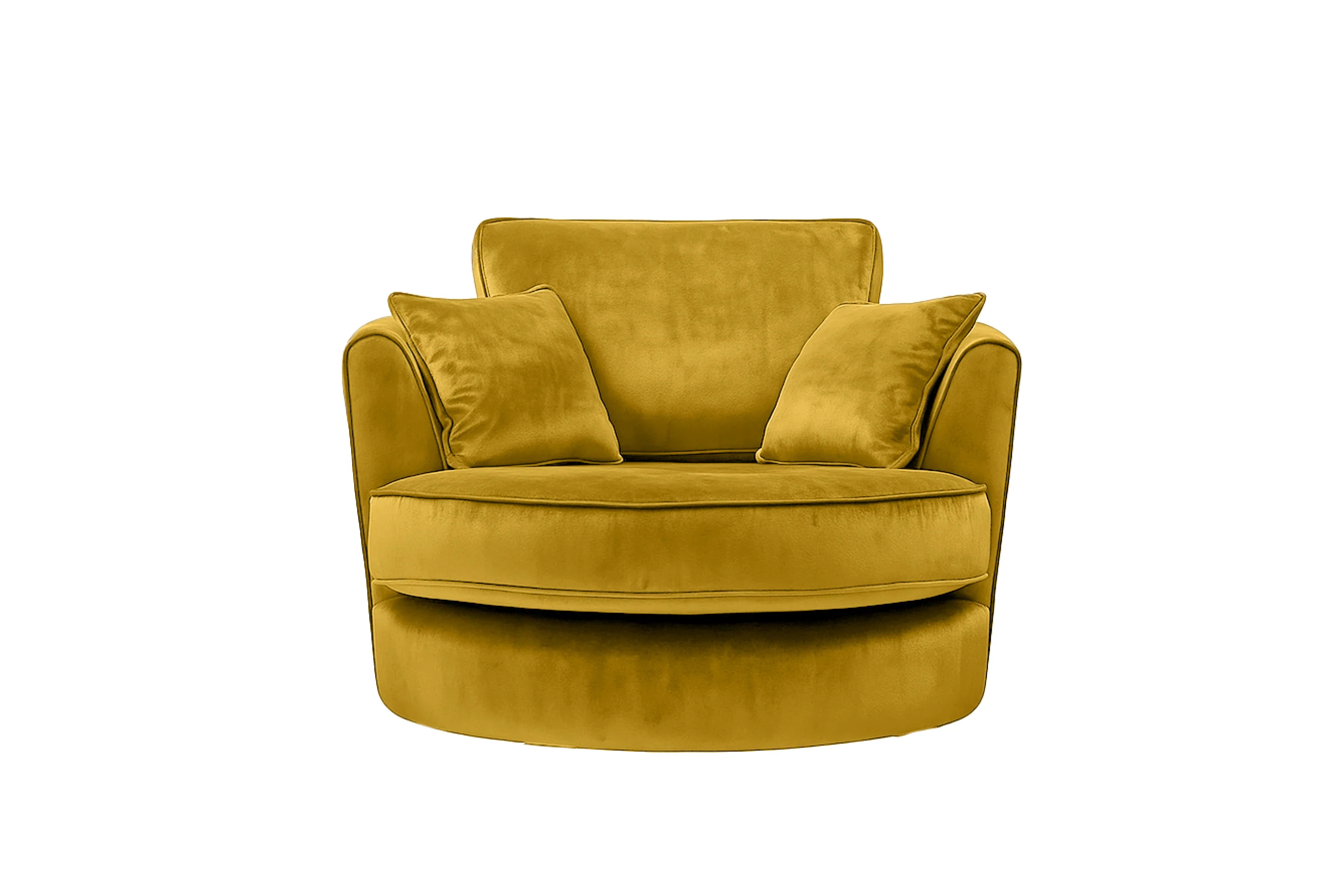 Poppy | Swivel Chair | Opulence Saffron