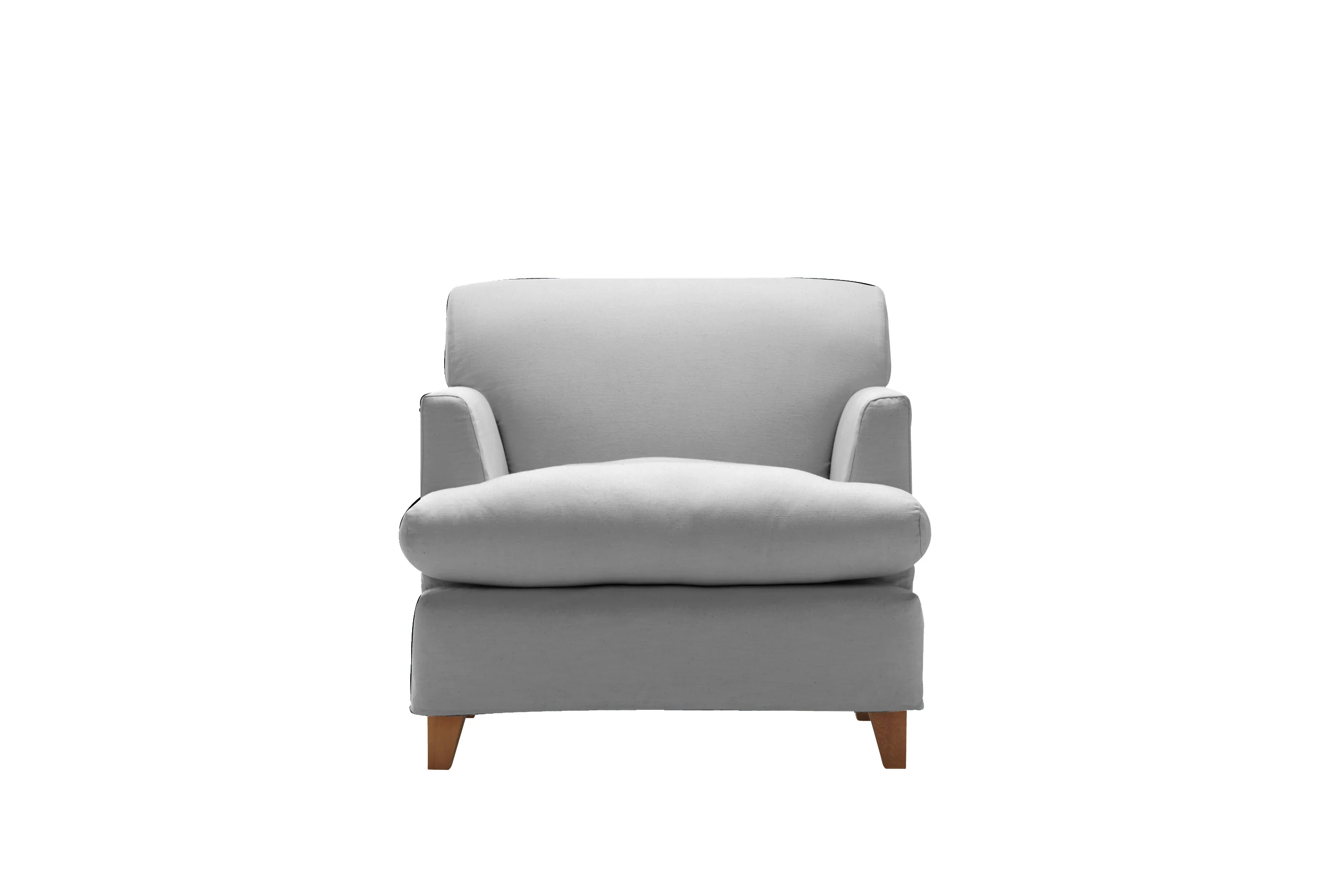 Positano | Armchair Extra Loose Cover | Capri Light Grey - Image 2